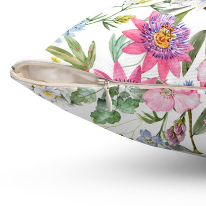 Kate McEnroe New York Spring Florals Pillow, Garden Style Throw PillowThrow Pillows33463439715003284959
