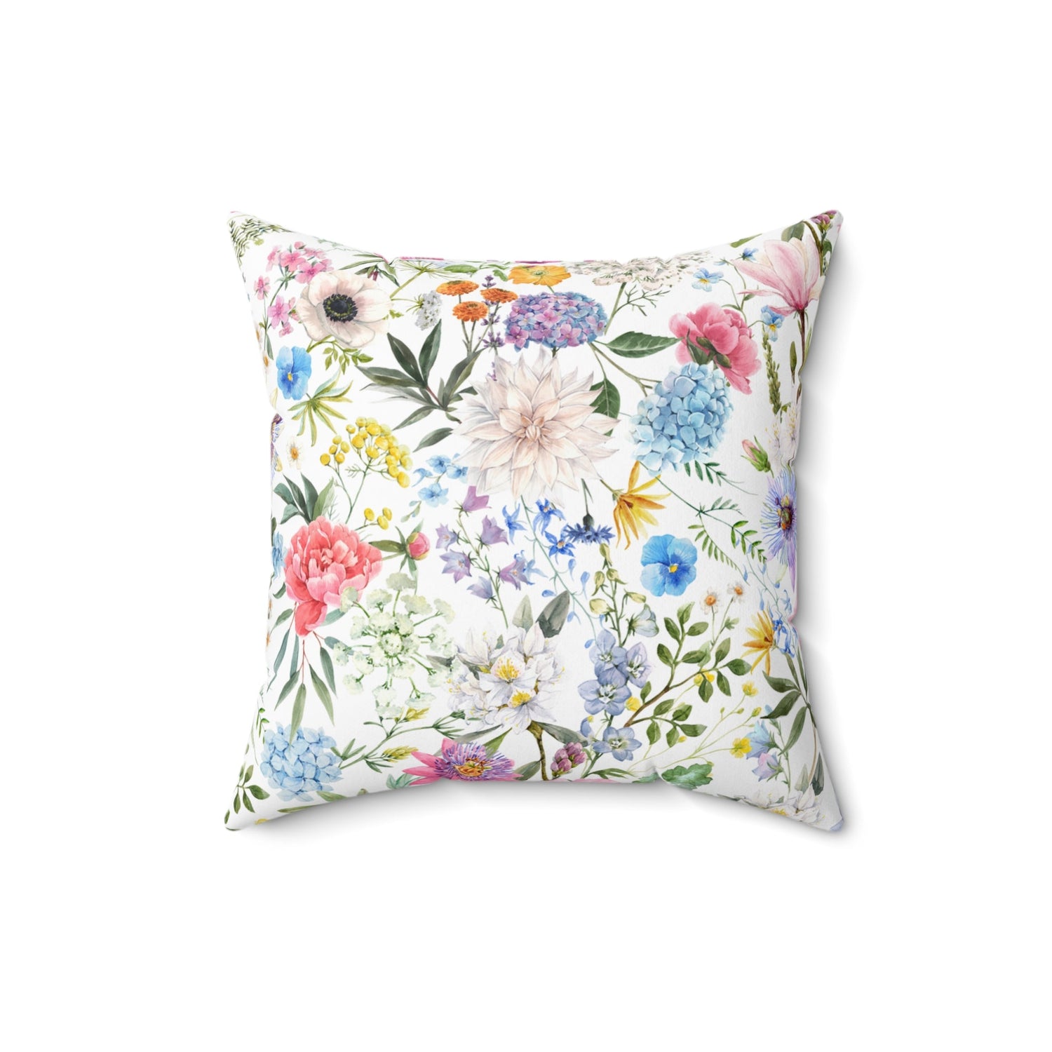 Kate McEnroe New York Spring Florals Pillow, Garden Style Throw PillowThrow Pillows33463439715003284959