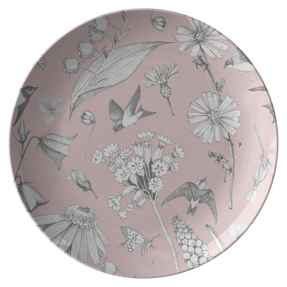 Kate McEnroe New York Spring Meadow Floral Dinner PlatesPlates9820SINGLE