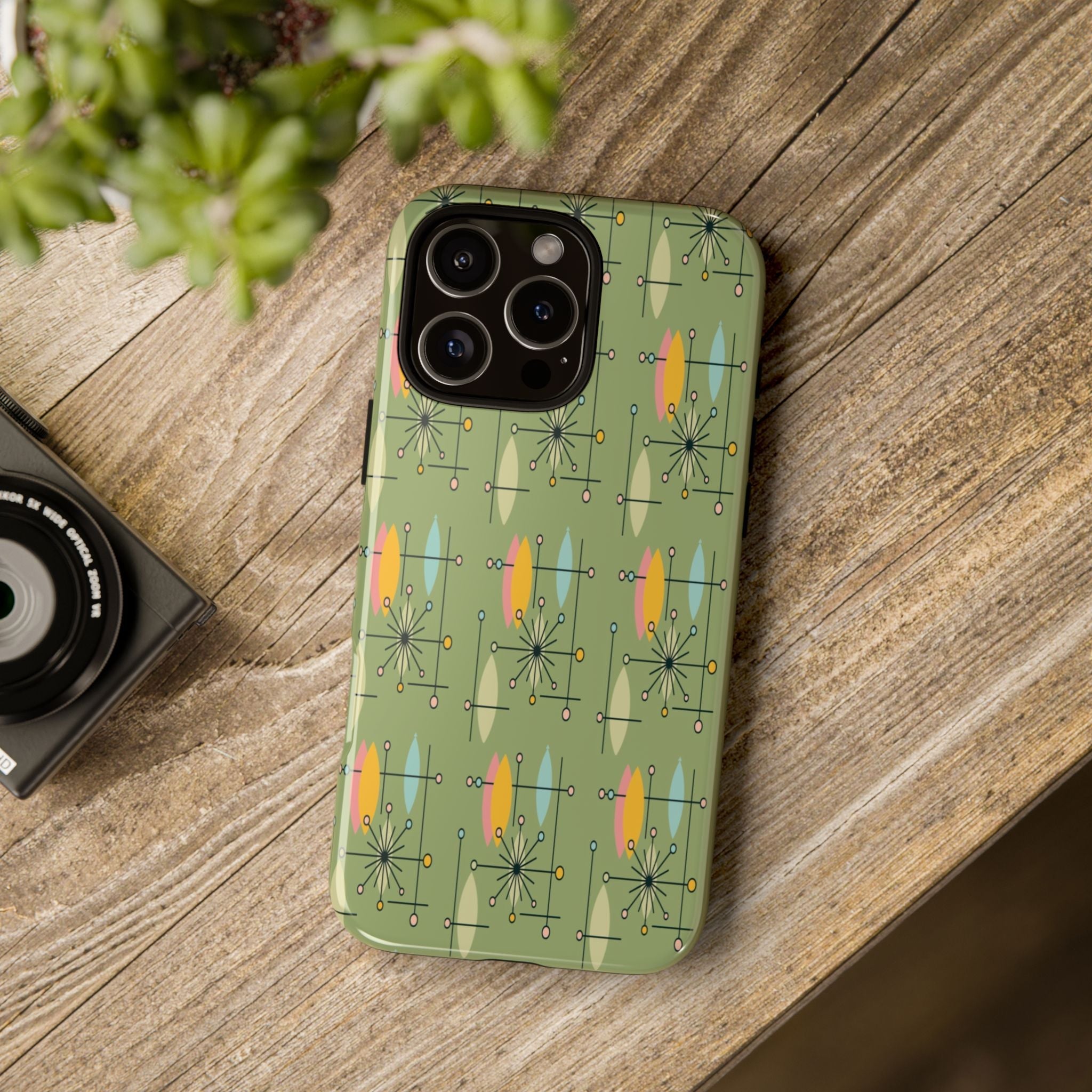 Kate McEnroe New York Sputnik Atomic MCM 50s Starburst iPhone CasePhone Cases16683171671280385507
