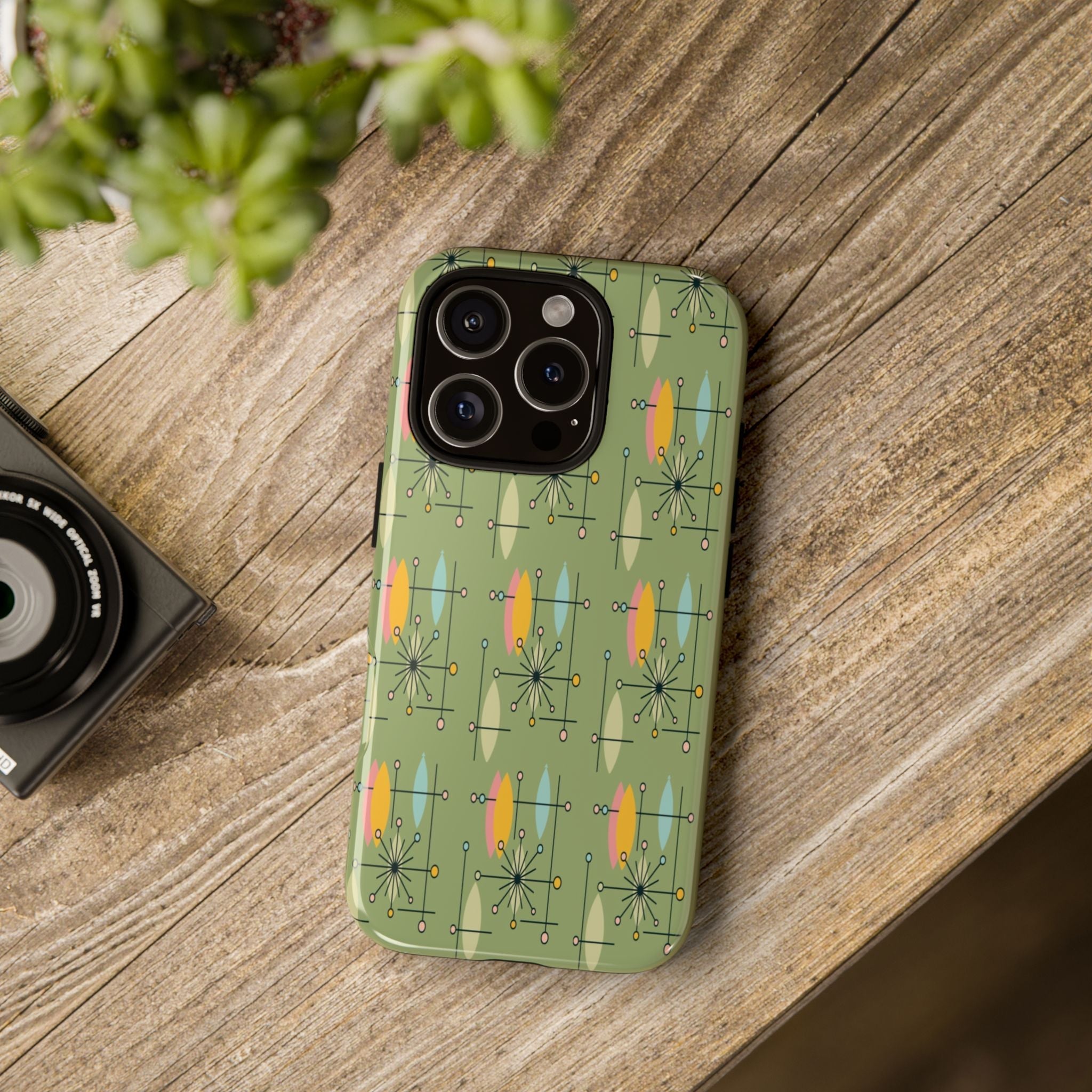Kate McEnroe New York Sputnik Atomic MCM 50s Starburst iPhone CasePhone Cases32558242076577371823