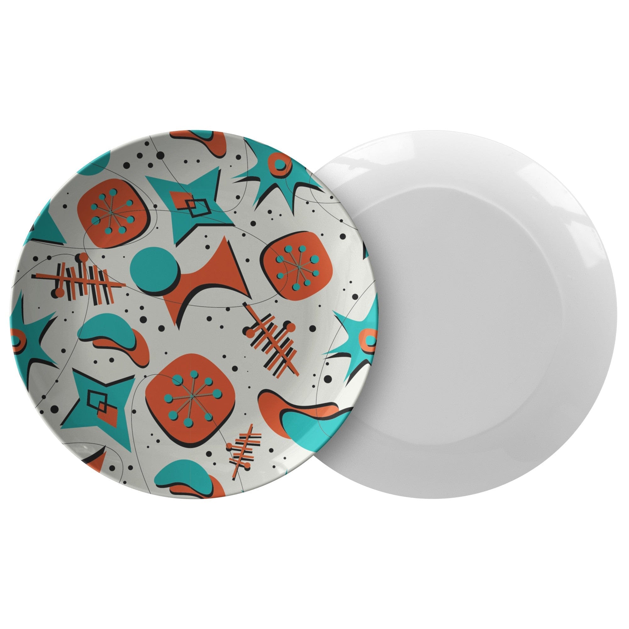 Kate McEnroe New York Sputnik Mid Century Modern Atomic Age Dinner PlatesPlates9820SINGLE