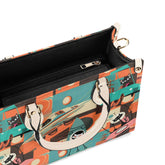 Kate McEnroe New York Sputnik Space Age Atomic Cat Handbag, Mid Century Modern Retro Futuristic Satchel, 50s Kitsch Rocket PurseHandbagsWDX3LO5N - 4