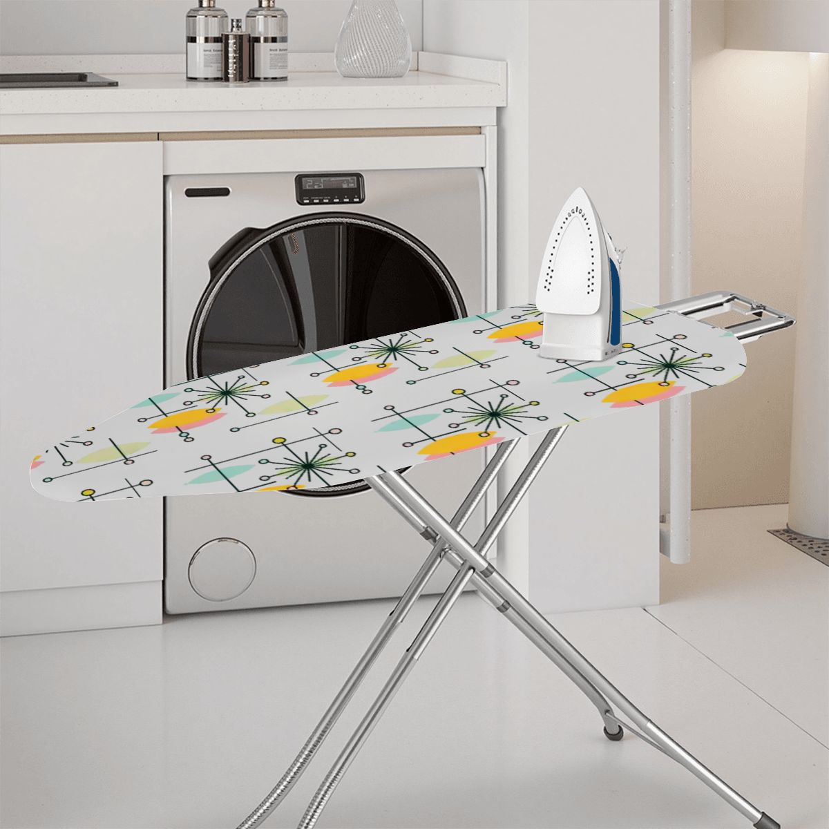 Kate McEnroe New York Sputnik Starburst Ironing Board Cover, Mid Century Modern StyleIroning Board CoversJAmeichwk9