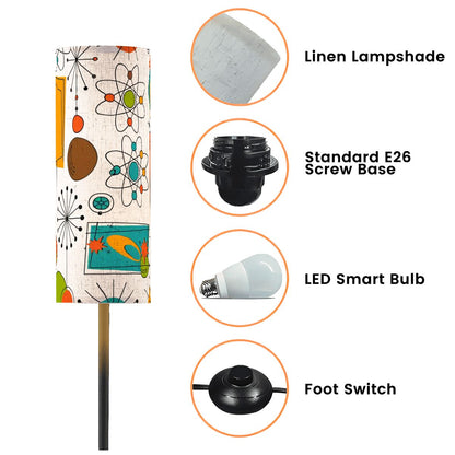 Kate McEnroe New York Sputnik Starburst MCM Tall Floor Lamp, Atomic Space Age Retro LightingFloor LampsCISzYHDWSR