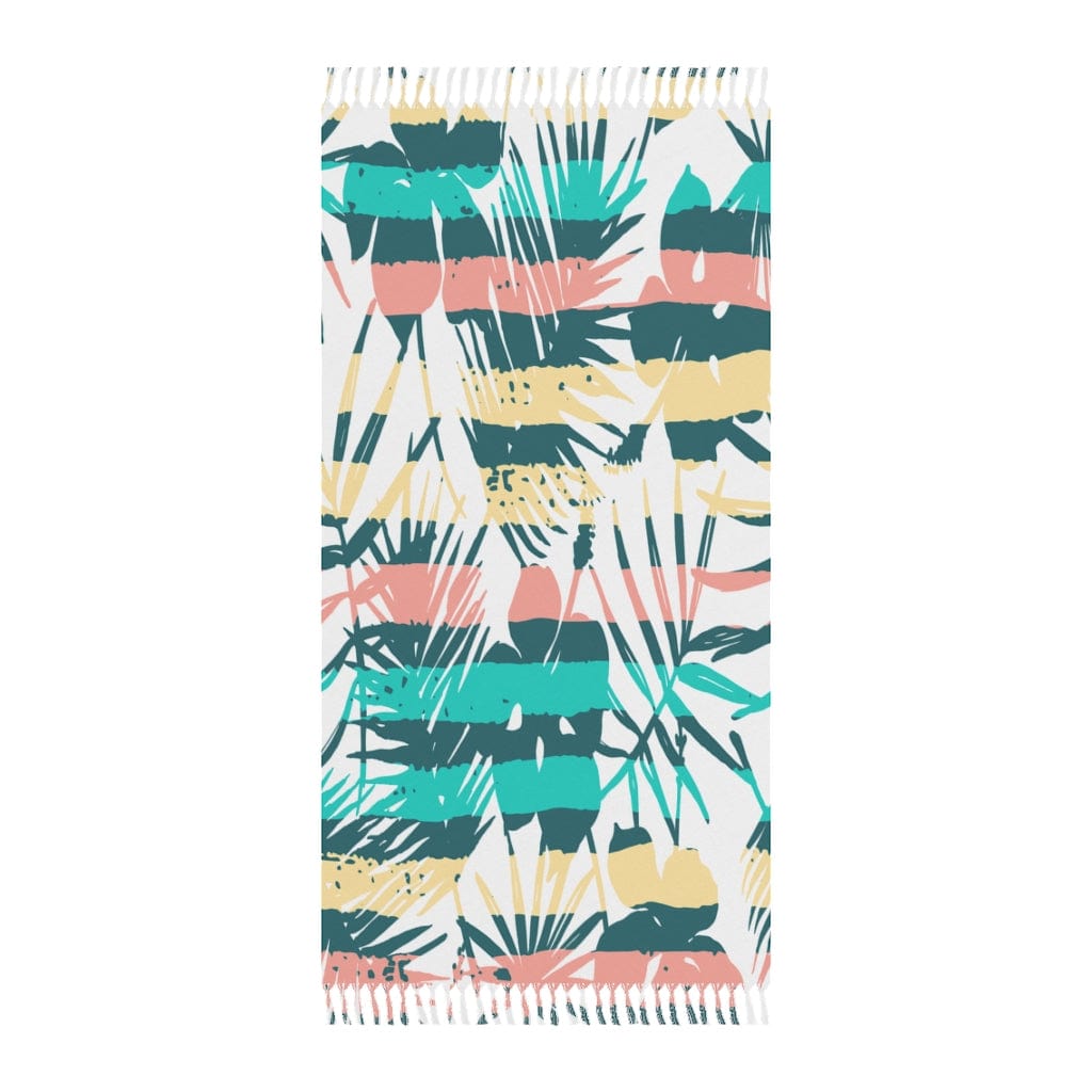 Kate McEnroe New York Summer Palm Leaves Beach Cloth Beach Cloths 38" × 81" / Polyester 95328577556019844075