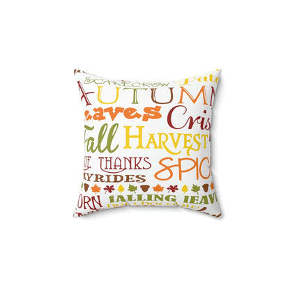 Kate McEnroe New York Thanksgiving Farmhouse Autumn Fall Throw Pillow Covers Faux Suede Throw Pillow Covers 18" × 18" 11991476622062844790
