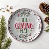 Kate McEnroe New York The Giving Plate, Circle of Giving Holiday, Thanksgiving, Christmas Dinner Pass Along Plate - 125081423PlatesP22 - THE - GVP - 2S