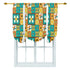 Kate McEnroe New York Tie Up Curtain in Retro Abstract and Florals Mid Mod DaisiesTie - up Curtains55775