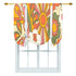 Kate McEnroe New York Tie Up Curtain in Retro Groovy Hippie 70s Sunburst FloralTie - up Curtains55843