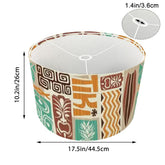 Kate McEnroe New York Tiki Polynesian Lamp Shade, Retro Mid Century Modern Exotica DecorLamp ShadesET9JCa3WfB