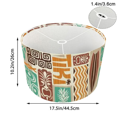 Kate McEnroe New York Tiki Polynesian Lamp Shade, Retro Mid Century Modern Exotica DecorLamp ShadesET9JCa3WfB