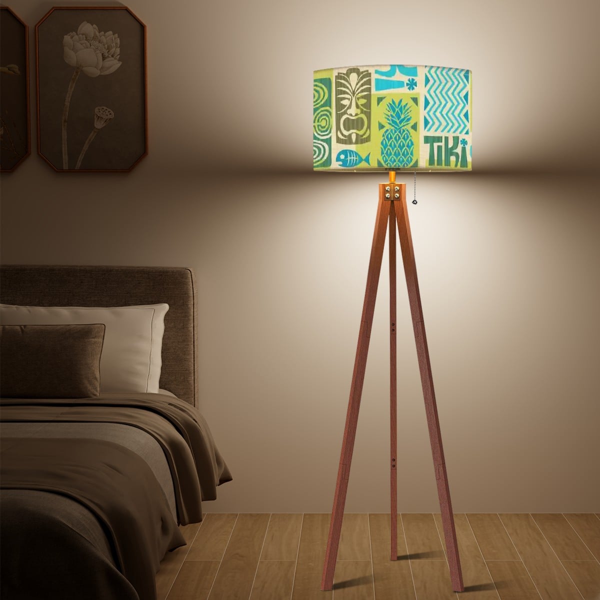 Kate McEnroe New York Tiki Polynesian Retro Mid Century Modern Lamp ShadeLamp ShadesMYz0oRF1BC