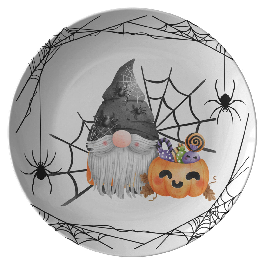 Kate McEnroe New York Trick - a - Treats Gnome Halloween PlatePlatesP20 - HAL - GN2 - 50