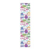 Kate McEnroe New York Tropical Chinoiserie Pagoda Table Runner Blue Pink Green Yellow Dining DecorTable Runners55495971077729346665