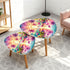 Kate McEnroe New York Tropical Flamingo Sunset Nesting Tables, Retro Coastal Living Room Accent, Mid Mod Beachy Coffee Table SetNesting TablesnxPLMqSOxXyNC