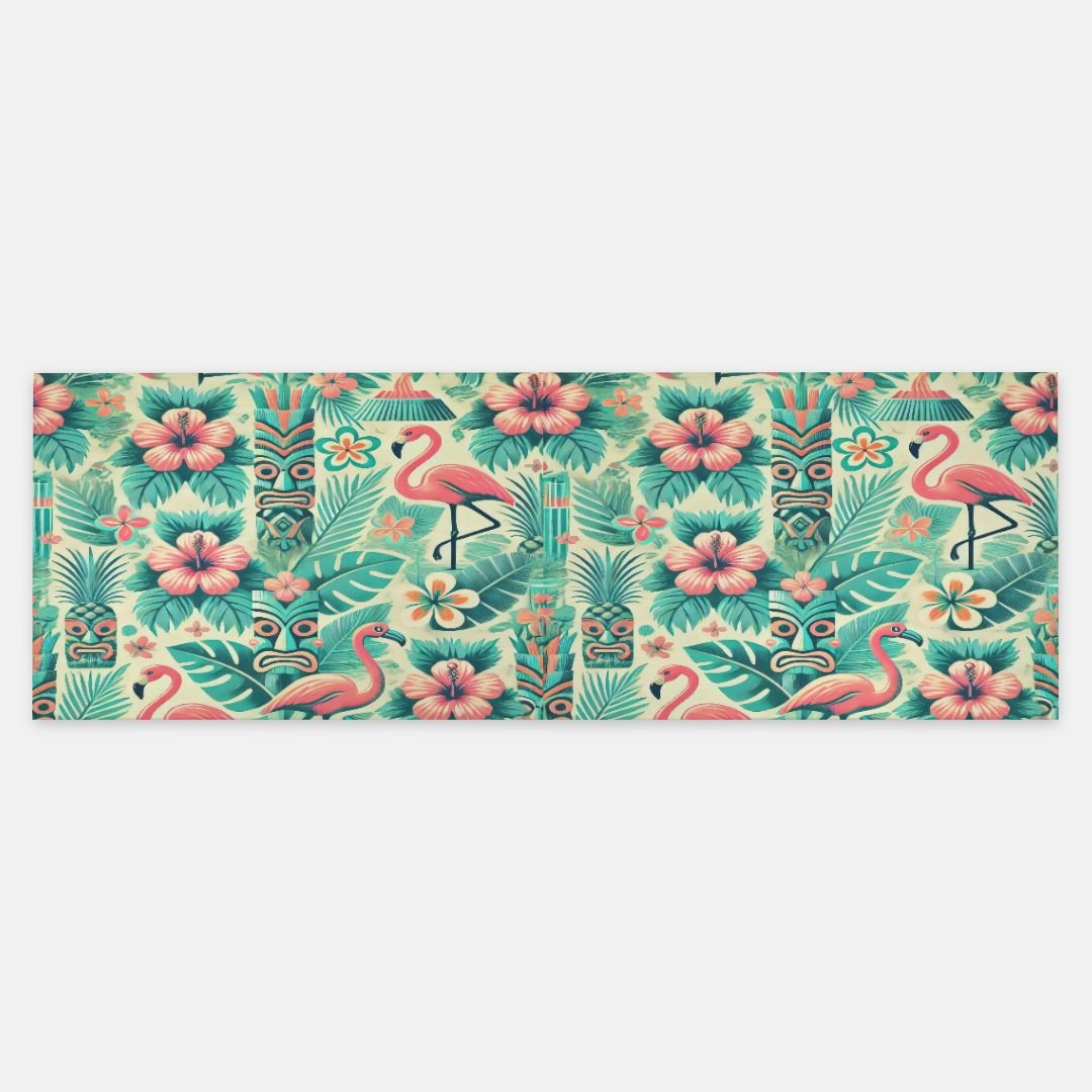 Kate McEnroe New York Tropical Flamingo Tiki Pashmina ScarfScarves &amp; WrapsPMA48.629698
