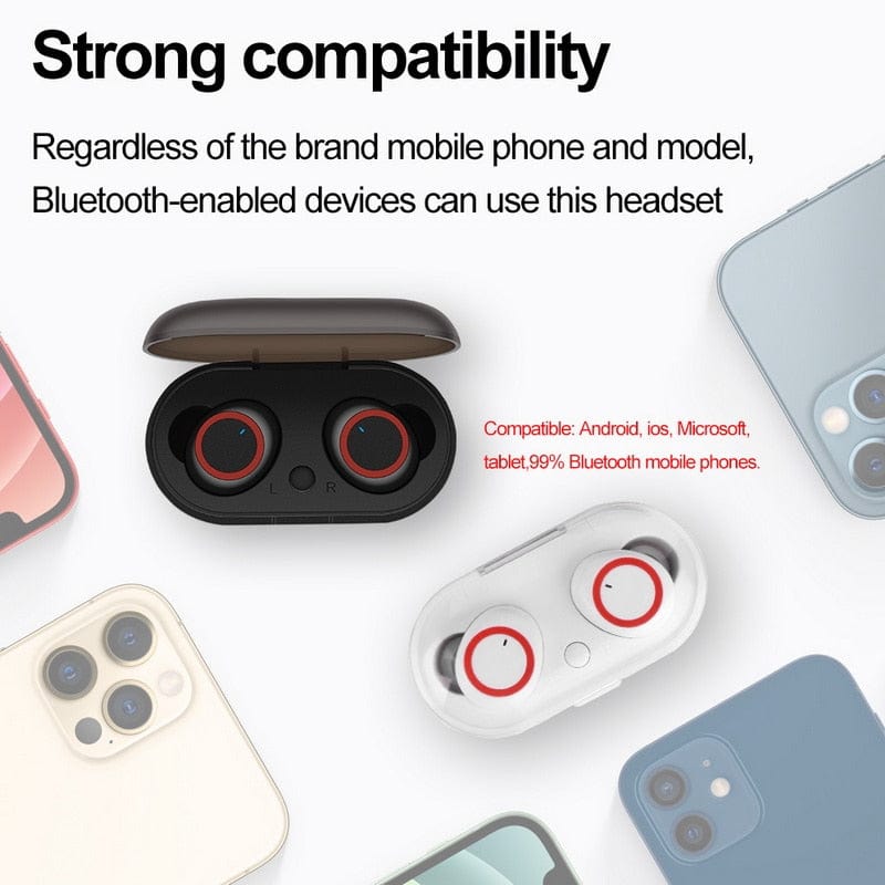 Kate McEnroe New York TWS Wireless Bluetooth 5.0 Earphone Touch Control Headphones