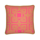 Kate McEnroe New York Versailles Geo Duck Feather Silk PillowSilk Pillows2340106