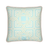 Kate McEnroe New York Versailles Geo Duck Feather Silk PillowSilk Pillows2340214