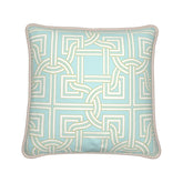 Kate McEnroe New York Versailles Geo Duck Feather Silk PillowSilk Pillows2340214
