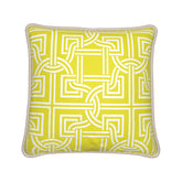 Kate McEnroe New York Versailles Geo Duck Feather Silk PillowSilk Pillows2340275