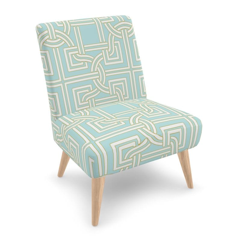 Kate McEnroe New York Versailles Geo Motif Accent Chair Accent Chairs 2340269