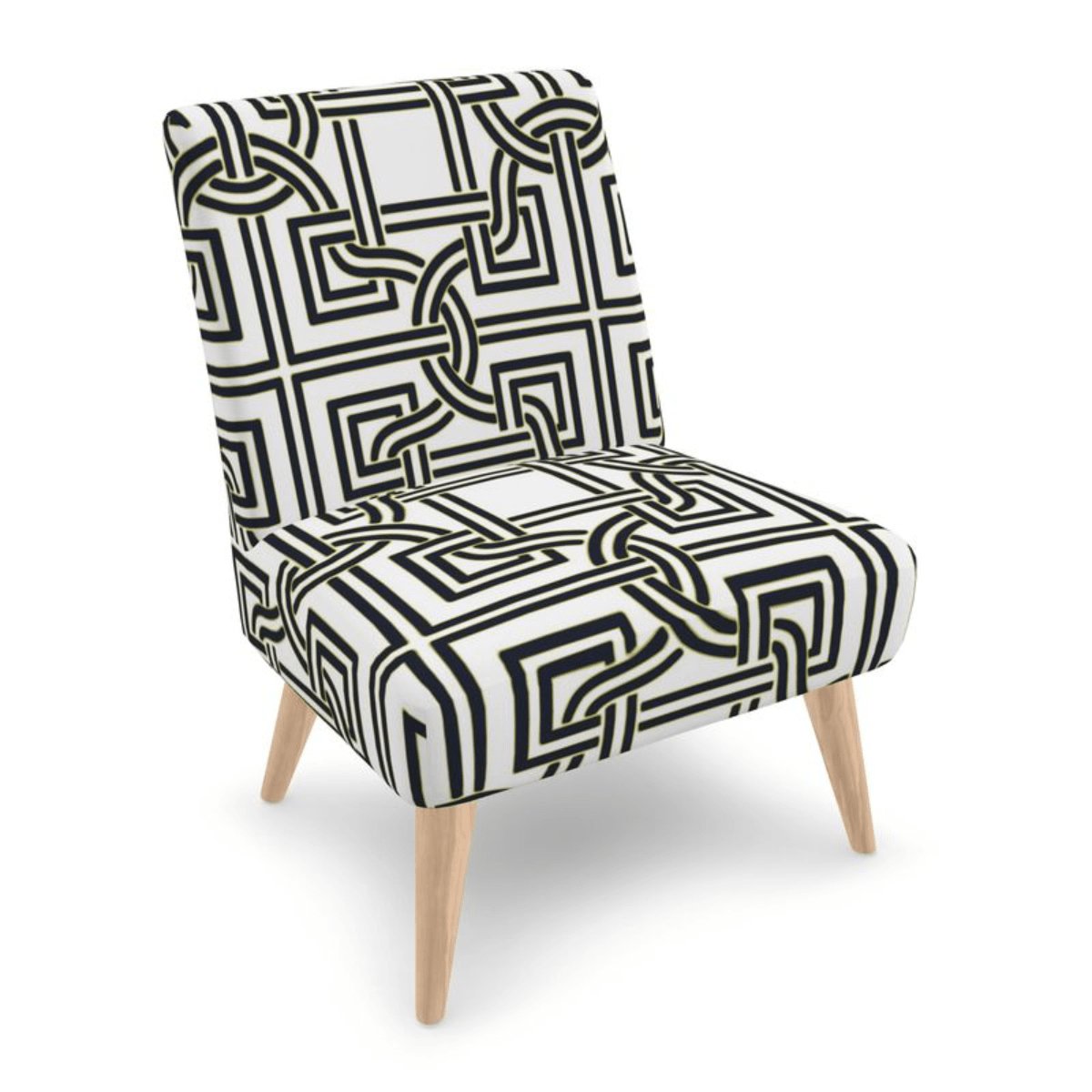 Kate McEnroe New York Versailles Geo Motif Accent ChairAccent Chairs2340140