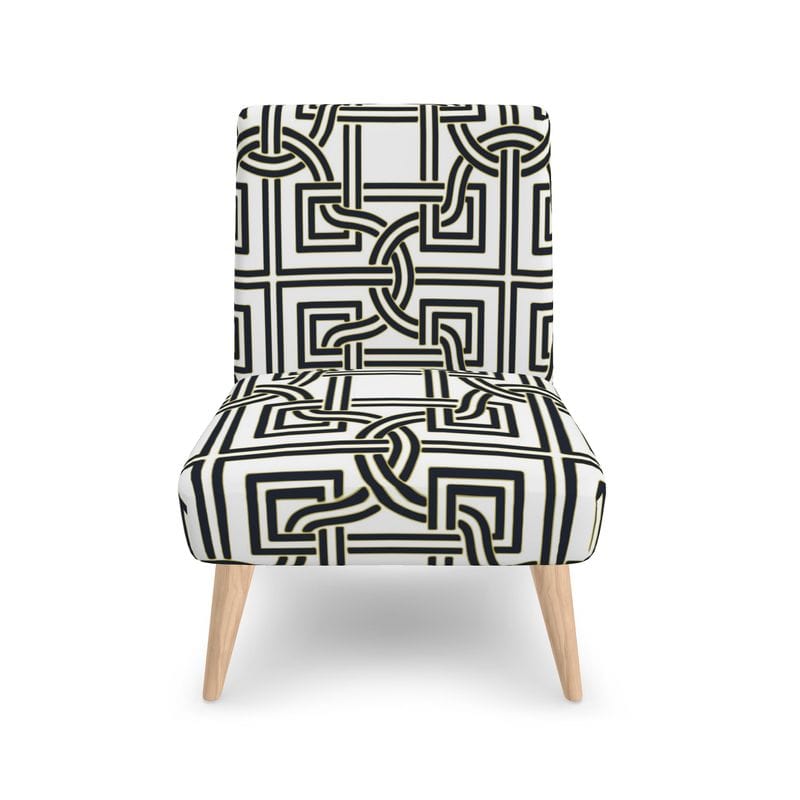 Kate McEnroe New York Versailles Geo Motif Accent ChairAccent Chairs2340140