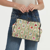 Kate McEnroe New York Vintage 50s Kitsch Christmas Kisslock Bag, Mid Century Retro Holiday PurseCrossbody BagsD3194584