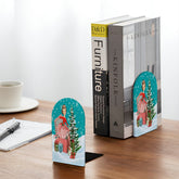 Kate McEnroe New York Vintage Kitsch Christmas Bookends 1950s Holiday Card Art RetroBookendsxE4r1L8Gt2