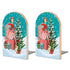 Kate McEnroe New York Vintage Kitsch Christmas Bookends 1950s Holiday Card Art RetroBookendsxE4r1L8Gt2