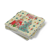 Kate McEnroe New York Vintage Kitsch Christmas Coasters, Mid Century Modern Holiday Soapstone Drink Set, Retro 50s Festive BarwareCoasters7021