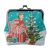 Kate McEnroe New York Vintage Kitsch Christmas Kisslock Purse Retro Holiday Coin PouchCoin PursesVI3LuEGFMx