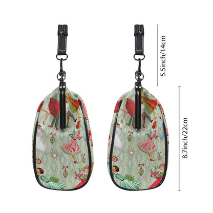 Kate McEnroe New York Vintage Kitsch Christmas Mid Century Modern 1950s Retro Kisslock BagCrossbody BagsD3194578