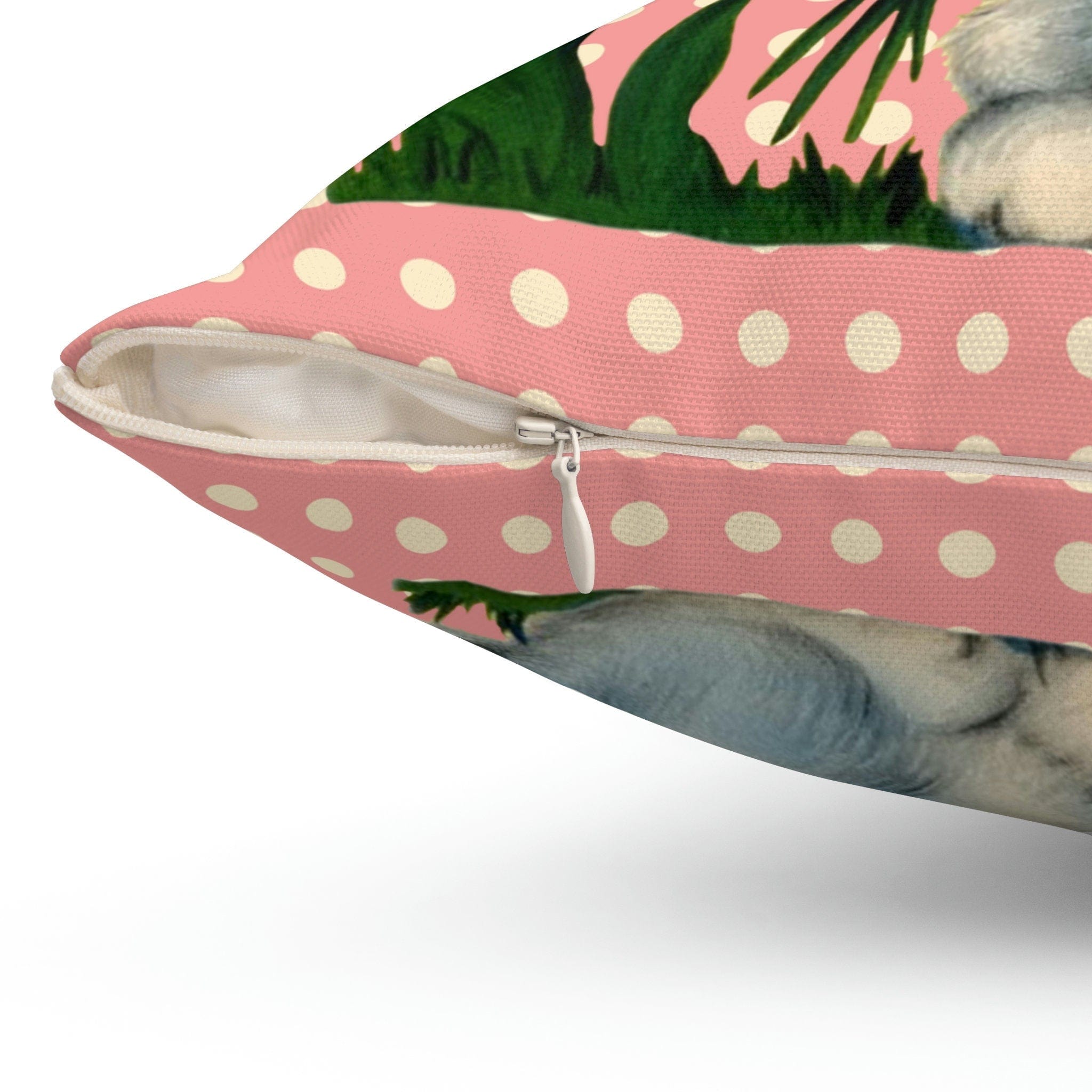 Kate McEnroe New York Vintage Kitschy Easter Bunny Throw Pillow CoverThrow Pillow Covers20713802577689554477
