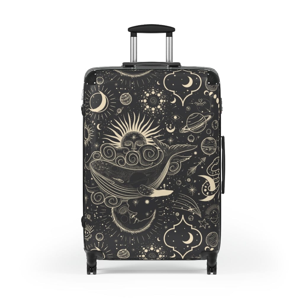 Kate McEnroe New York Vintage Moon Phases Luggage Set Suitcases Large / Black 33273029446803475865