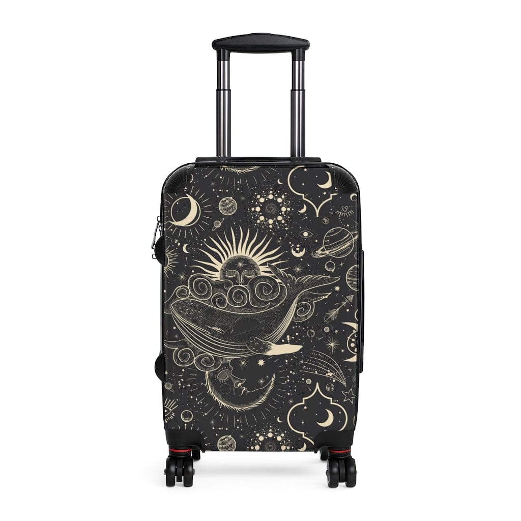 Kate McEnroe New York Vintage Moon Phases Luggage Set Suitcases Small / Black 26145543594714133028