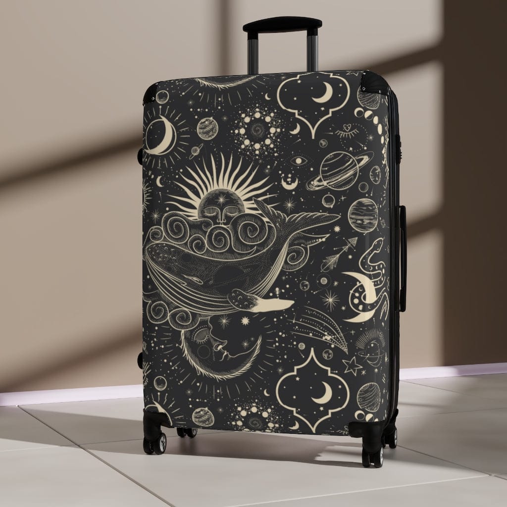 Kate McEnroe New York Vintage Moon Phases Luggage Set Suitcases