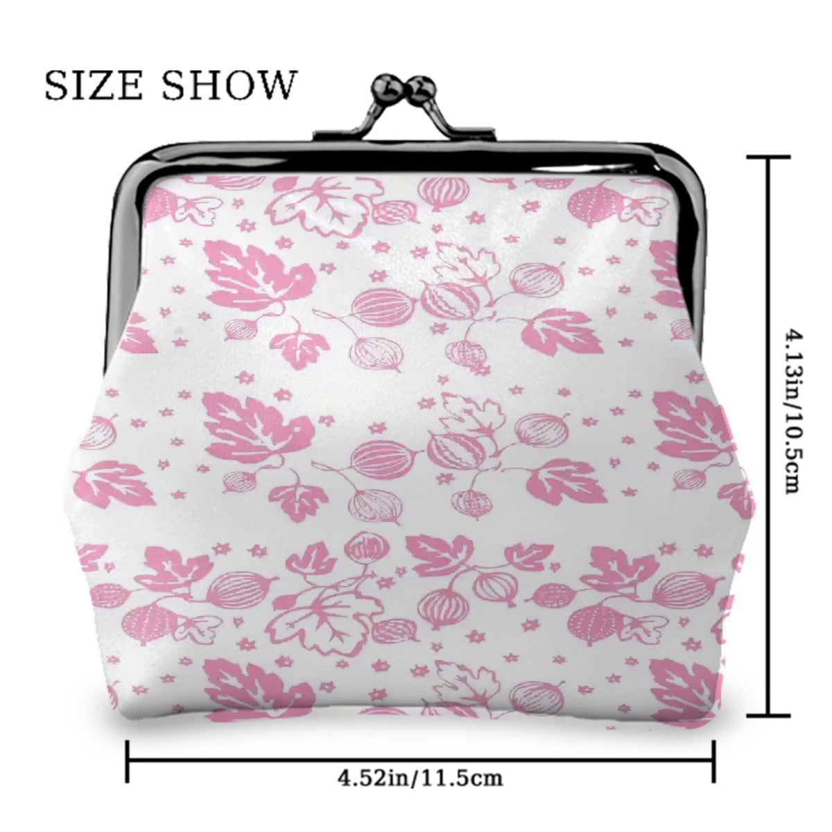 Kate McEnroe New York Vintage Pink Gooseberry Pyrex Inspired Kiss Lock Clasp Coin PurseCoin PursesyXg4gz8kNP