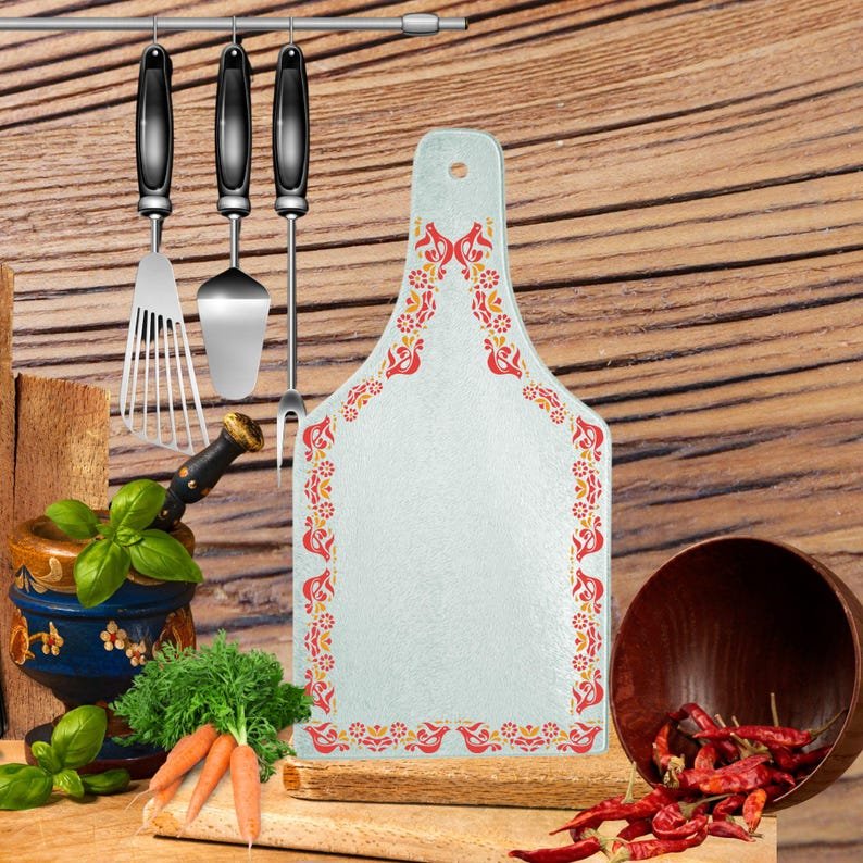 Kate McEnroe New York Vintage Pyrex Friendship Wine Bottle Shape Cutting Board, Mid Century Modern Kitchenware, Pyrex Lover GiftCutting BoardsPTG - WBT - CTB - 2