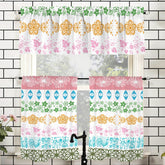 Kate McEnroe New York Vintage Pyrex Medley Kitchen Curtains, 3 Piece Tier and Valance SetValancesD3376707