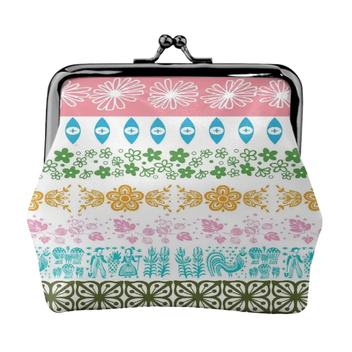 Kate McEnroe New York Vintage Pyrex Medley Mid Century Modern Kiss Lock Clasp Coin PurseCoin PursesMU8POWUFsO