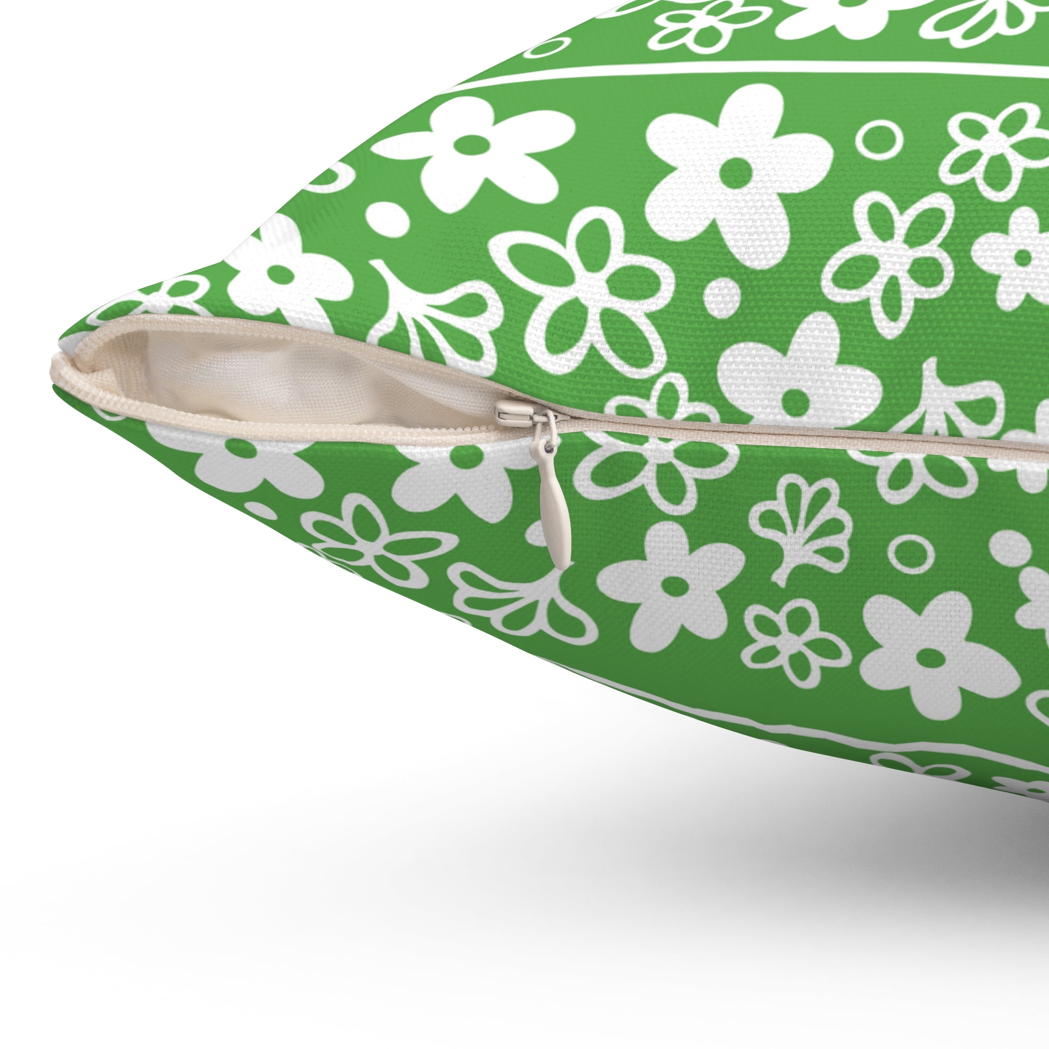 Kate McEnroe New York Vintage Pyrex Spring Blossom Pillow, 70s Crazy Daisy Designed Mid Century Modern Floral CushionThrow Pillows30314764158465772245