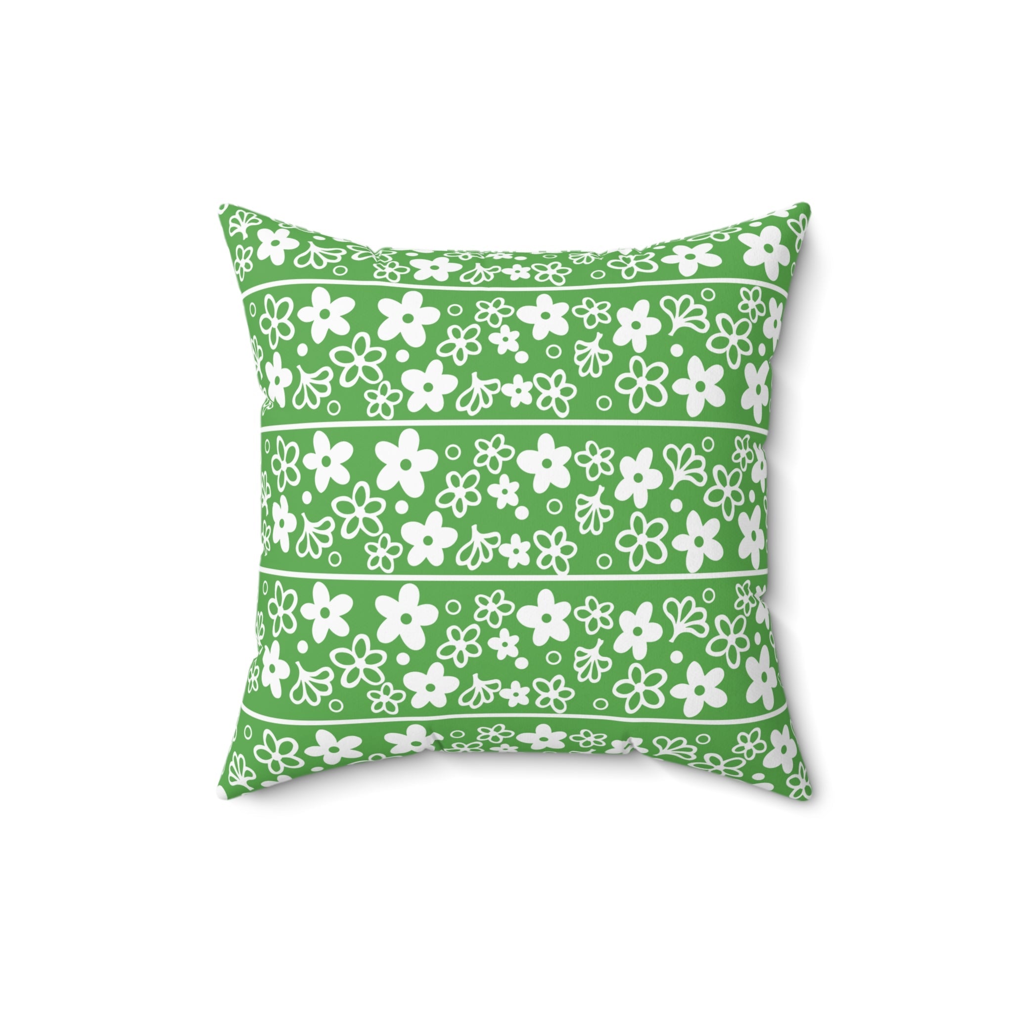 Kate McEnroe New York Vintage Pyrex Spring Blossom Pillow, 70s Crazy Daisy Designed Mid Century Modern Floral CushionThrow Pillows30314764158465772245