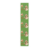 Kate McEnroe New York Vintage Santa Scandinavian Christmas Village Table Runner, Retro Holiday DecorTable Runners16379988884499748263