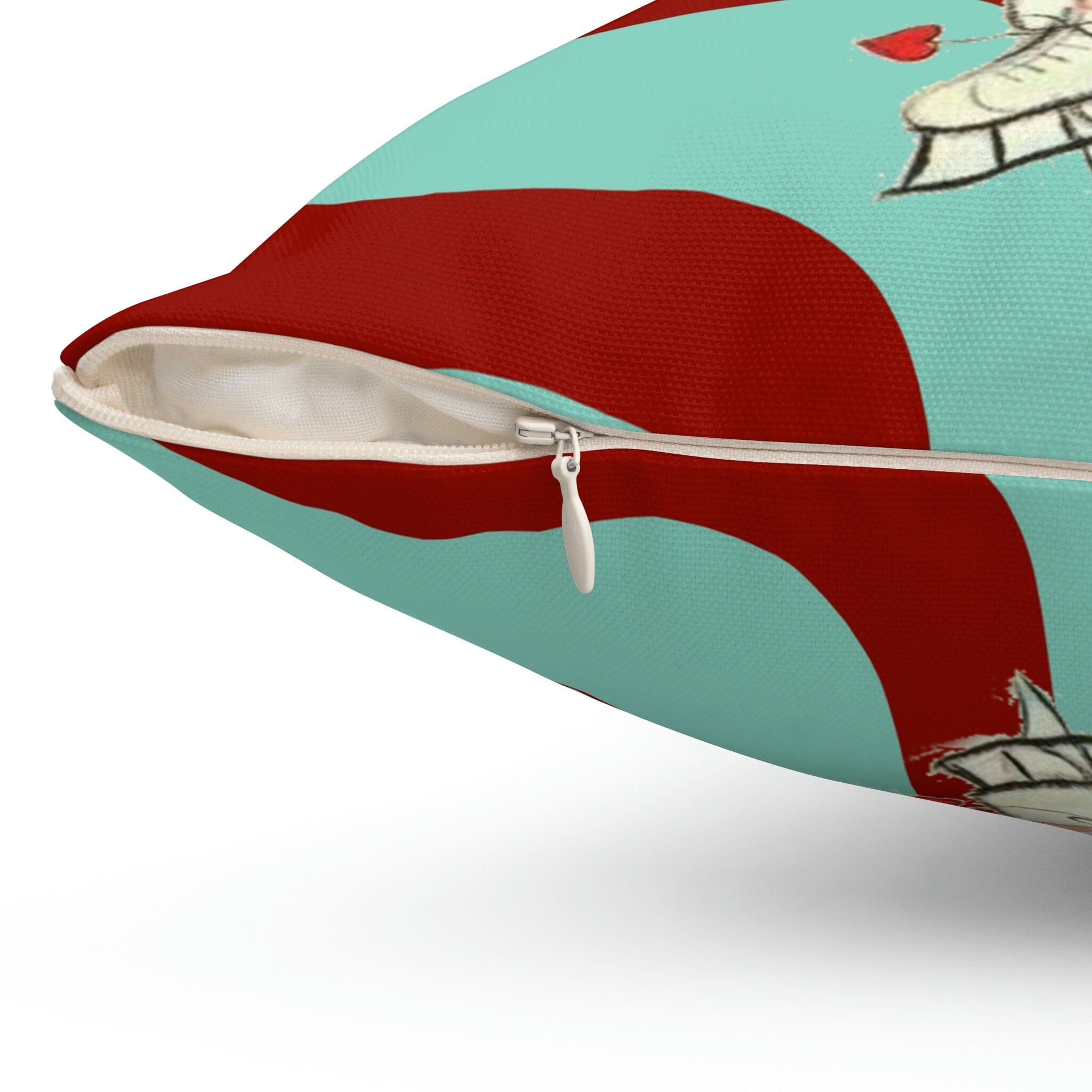 Kate McEnroe New York Vintage Skater Girl Valentine Throw Pillow CoverThrow Pillow Covers20166600536424130779