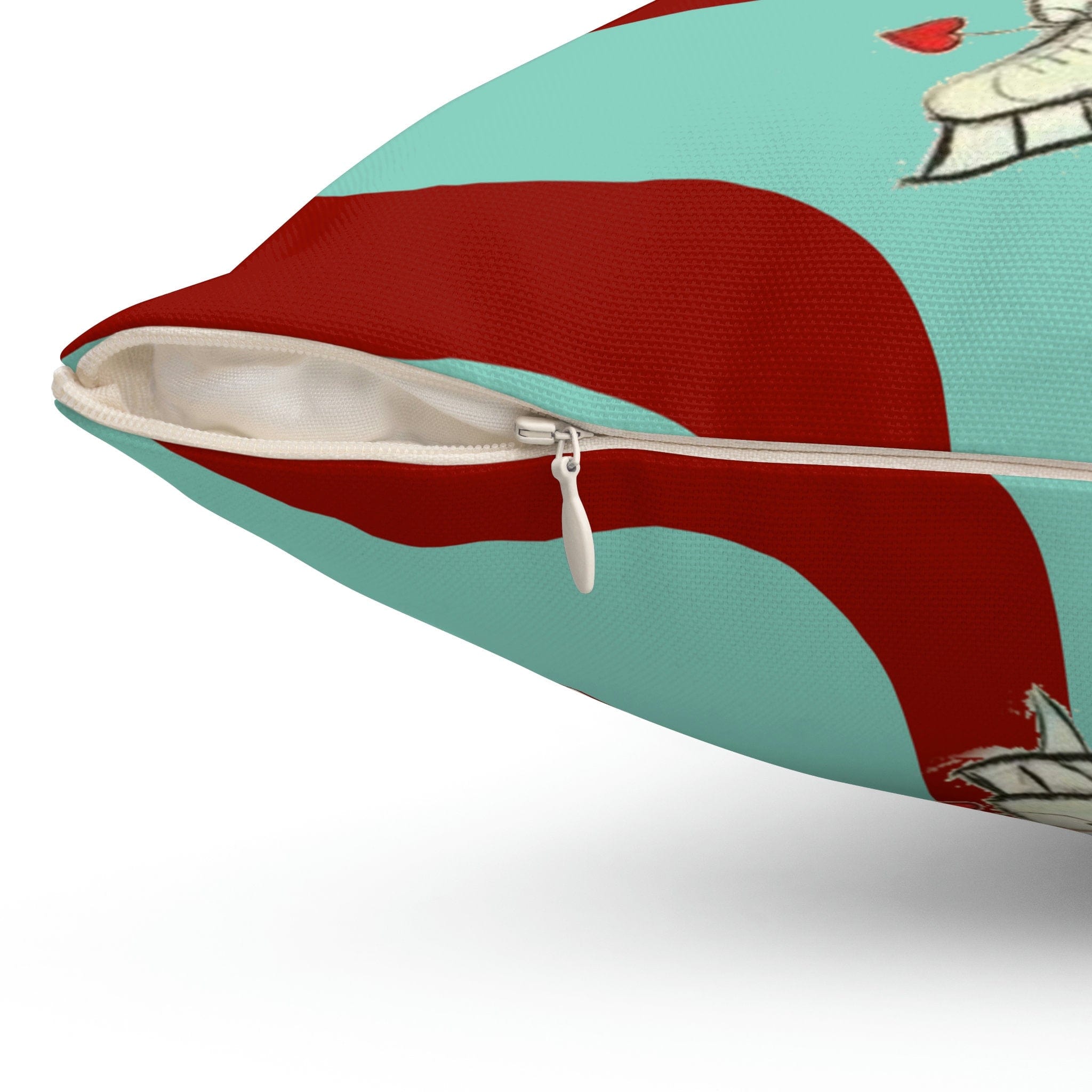 Kate McEnroe New York Vintage Skater Girl Valentine Throw Pillow CoverThrow Pillow Covers28173963033948314870