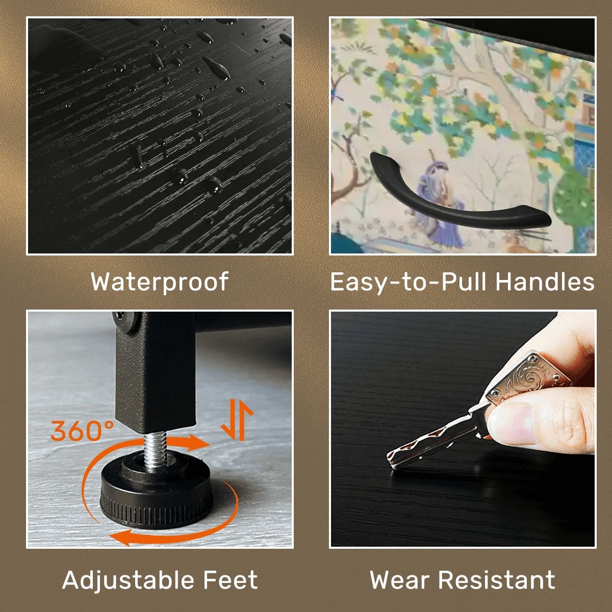 Kate McEnroe New York Vintage Toile De Jouy Blue Green Chinoiserie Floral Asian 4 Drawer DresserDressers9HK8Xjys3o