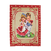 Kate McEnroe New York Vintage Valentine Throw BlanketBlanketsB20-VAL-MIN-4X3